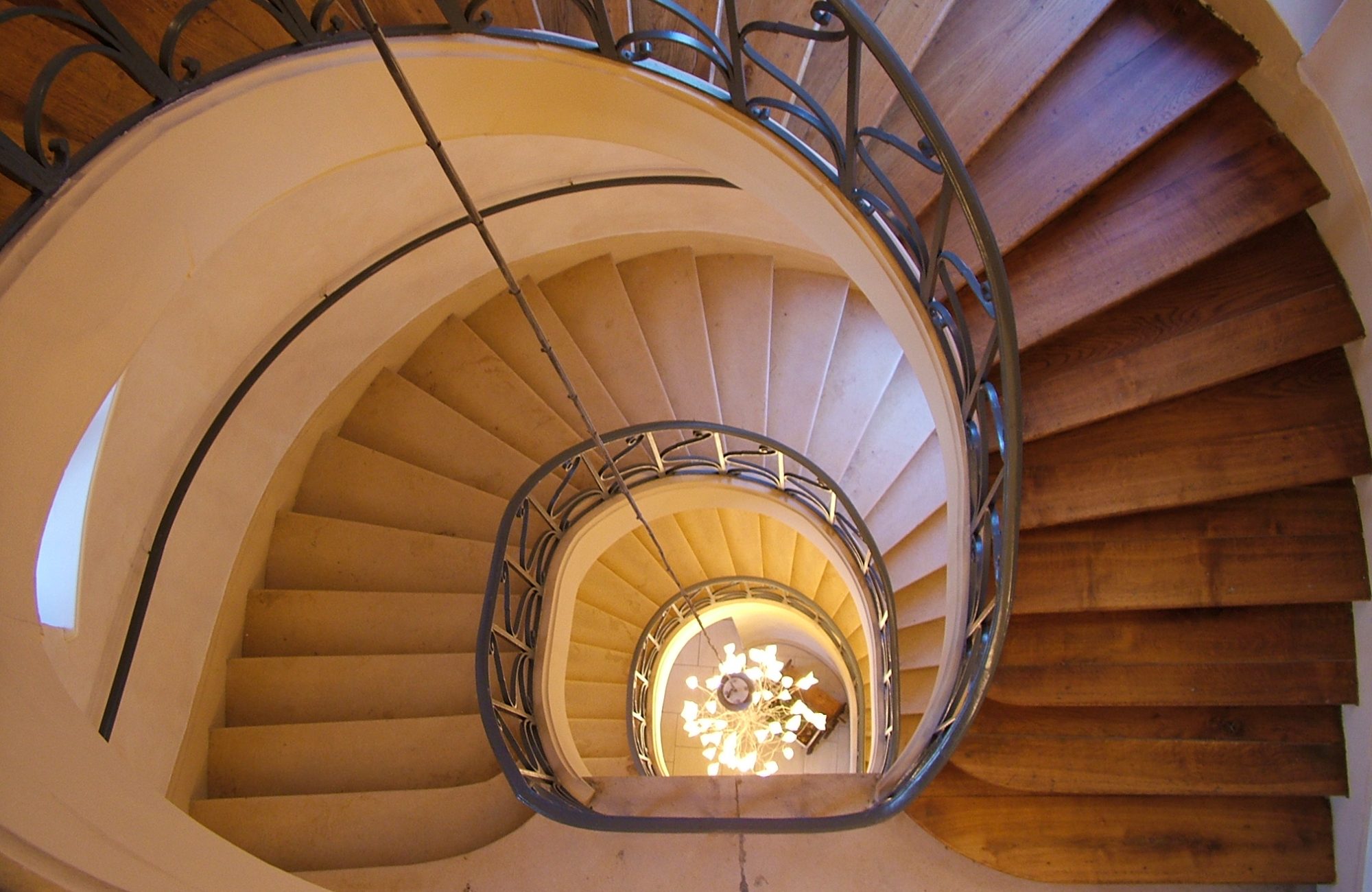 Escalier de l'Hôtel des Prélats à Nancy
